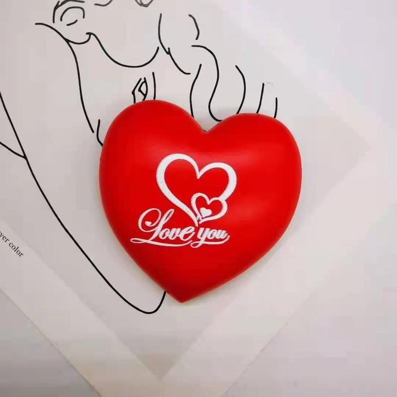 Big Heart Fridge Magnetic Stickers 3D Sweet Heart Shape Decor for Refrigerator Kawaii Magnetic Stickers for Home Decoration