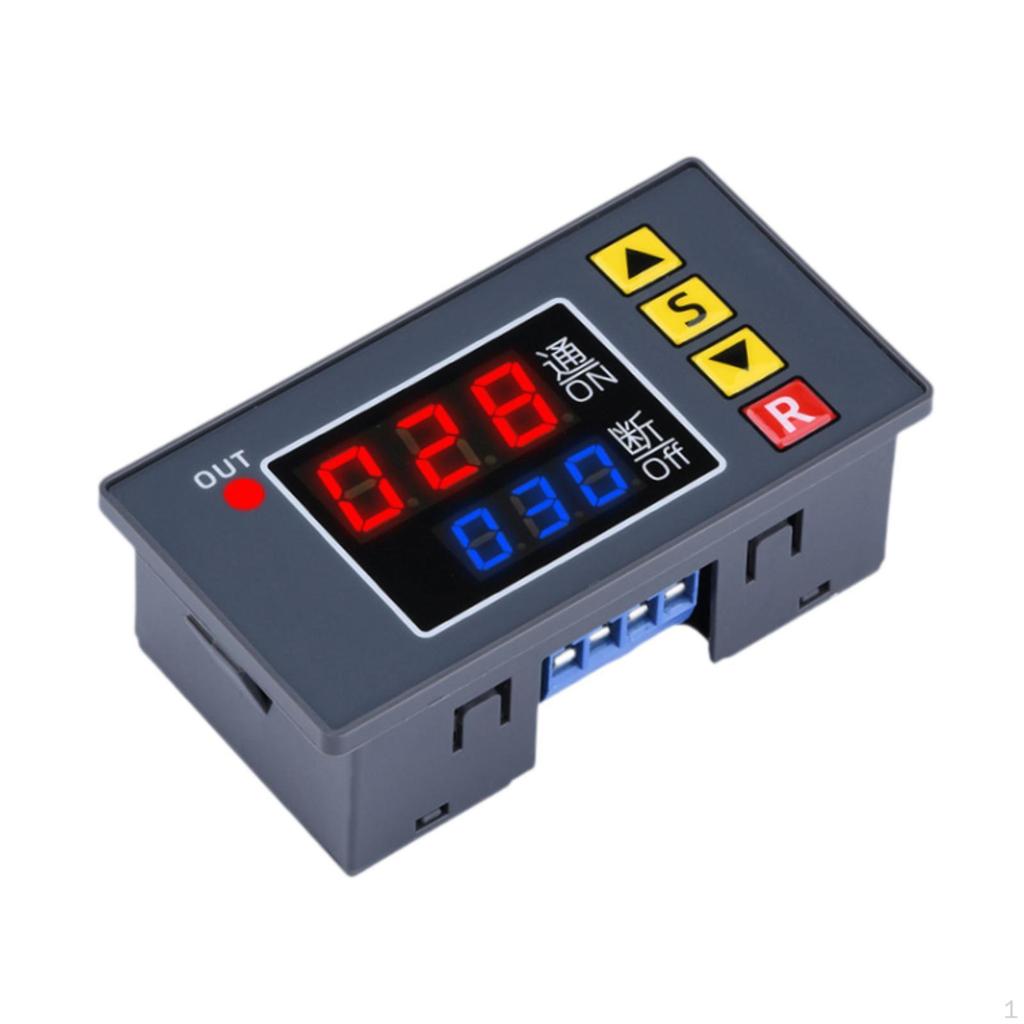 Digital Timer Relay Module with Adjustable Timing Functions for Delay Control
