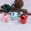 Simulated 1/12 Dollhouse Miniature Watering Can Metal Watering Can Ornament  Potted Plant Scenery