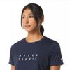 ASicS Women S CoaT Graphic Tee  2042a259400  Women S ShorT Sleeve Round T ShirT