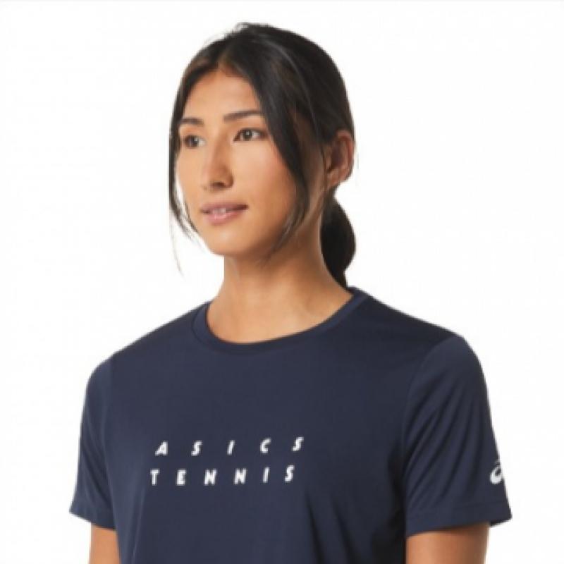 ASicS Women S CoaT Graphic Tee  2042a259400  Women S ShorT Sleeve Round T ShirT