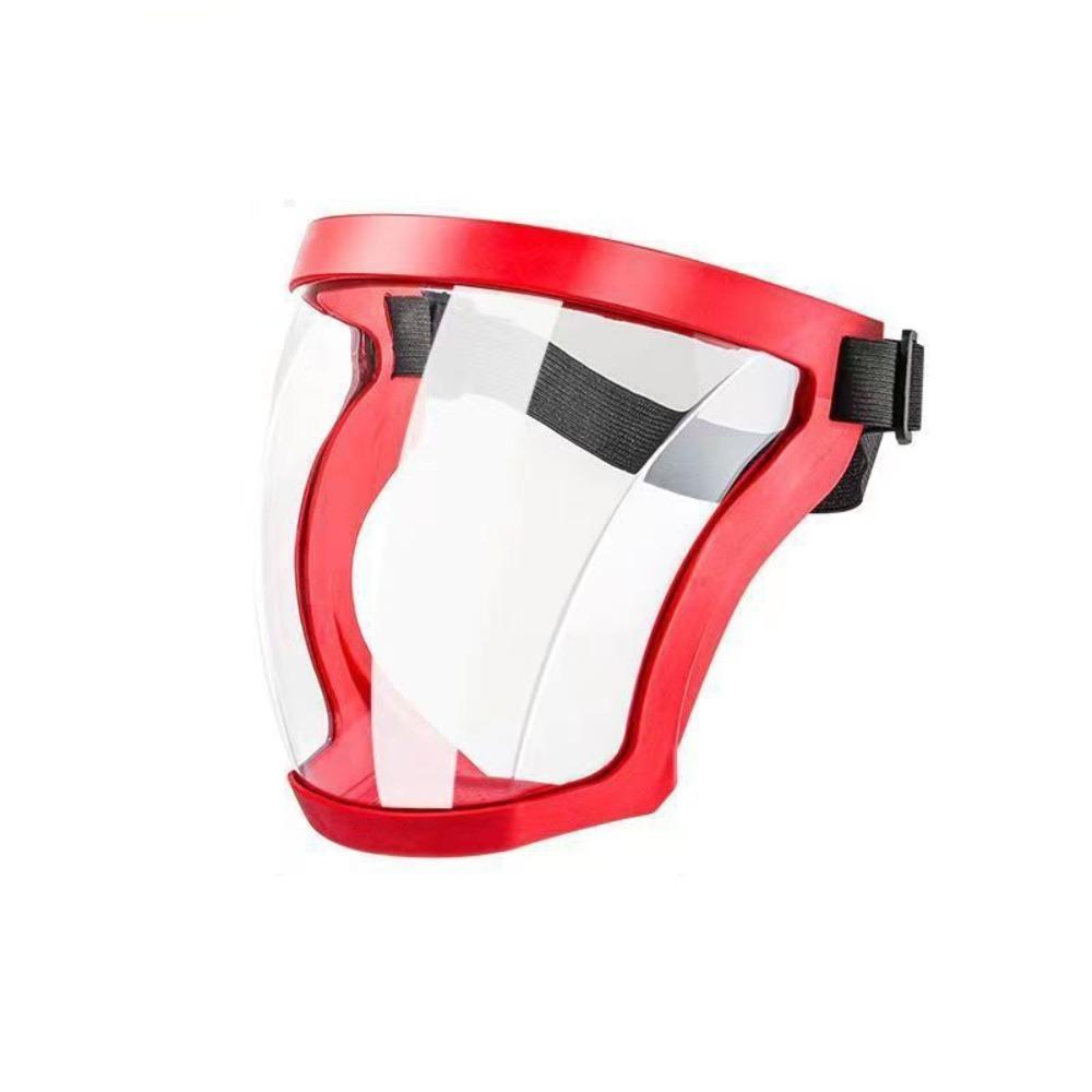 

Водонепроницаемая детская маска для лица от брызг, регулируемые очки на все лицо, дети красный