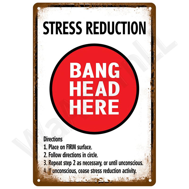 Retro Tin Signs - Luxury Metal Vintage Posters Art Wall Decor for Home/Living Room/Bar