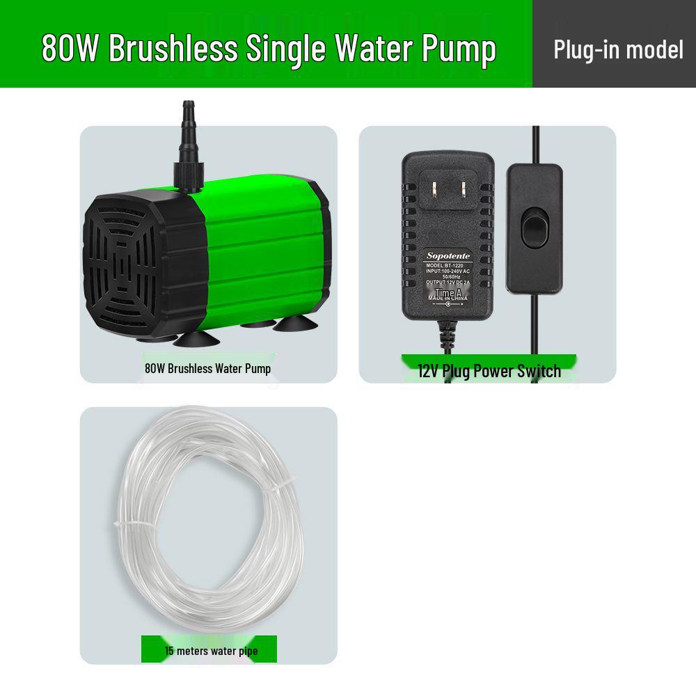 Mini Brushless 12V DC Diamond Core Drill, Slotting Machine, & Submersible Pump for Fish Tanks