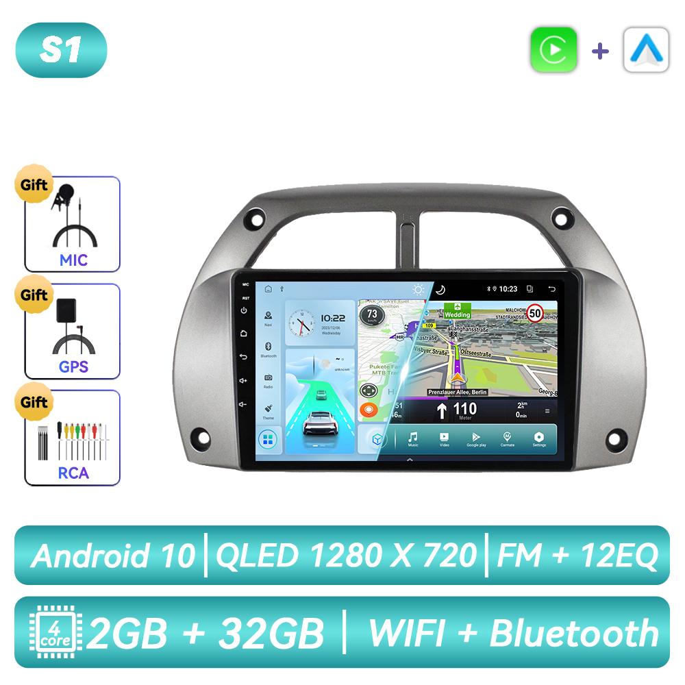 For Toyota Rav 4 RAV4 2001 - 2006 Android Car Radio Multimedia Video Player Navigation GPS Carplay Touch Screen Auto Stereo Intelligent Systems
