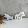 Horse Shape Candlestick Silicone Mold DIY Concrete Cement Plaster Animal Candle Holder Molds Epoxy Resin Candle Stand