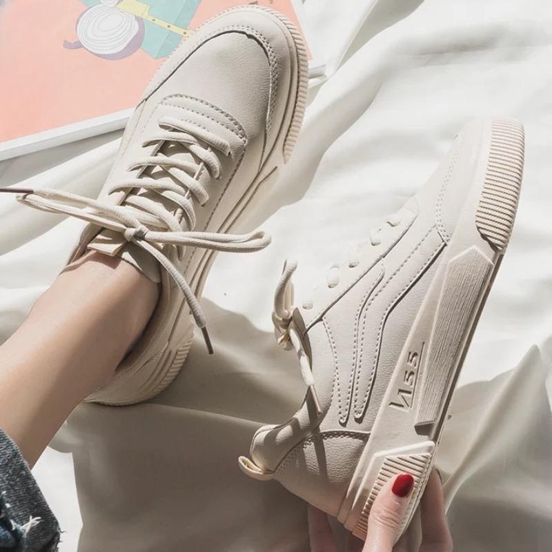 2024 Thick Soled Women's Sneakers 2024 Summer Woman Casual Small White Shoes Versatile Korean Version Sports and Travel Running Shoes