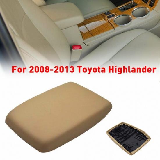 Console Armrest Center Cover Lid W/ Base for Highlander 2008-2013 Toyota