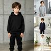 Set Felpa con Cappuccio Colorata da Uomo Pullover Casual Completo Due Pezzi per e Uso Quotidiano