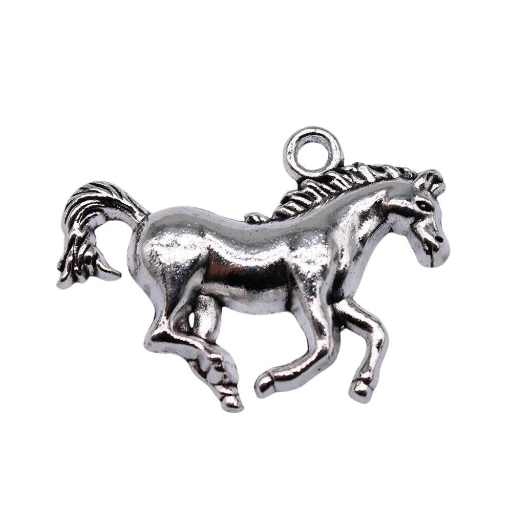 Horse Charms Couple Pendants Items Accessories For Jewelry