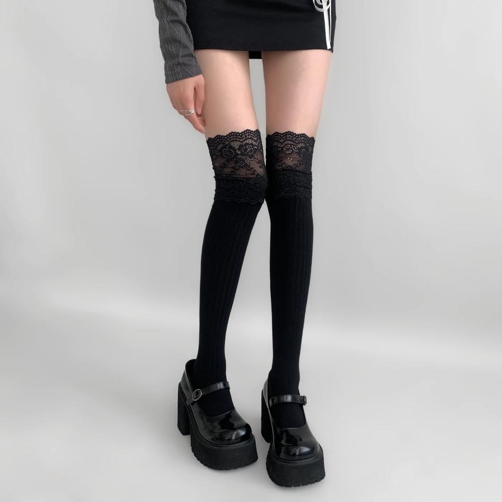 Overtheknee Lace Stockings For Women Spring Autumn Breathable Thigh Highs For Fashion Style