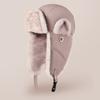 Winter cold hat for men and women riding windproof and warm leather Northeast Lei Feng hat thickened ear protector tide BM