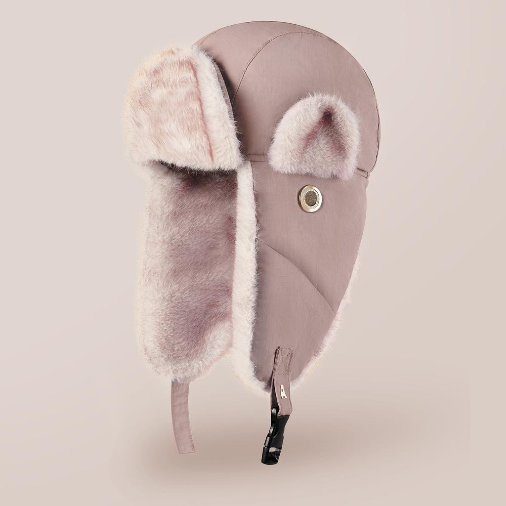 Winter cold hat for men and women riding windproof and warm leather Northeast Lei Feng hat thickened ear protector tide BM