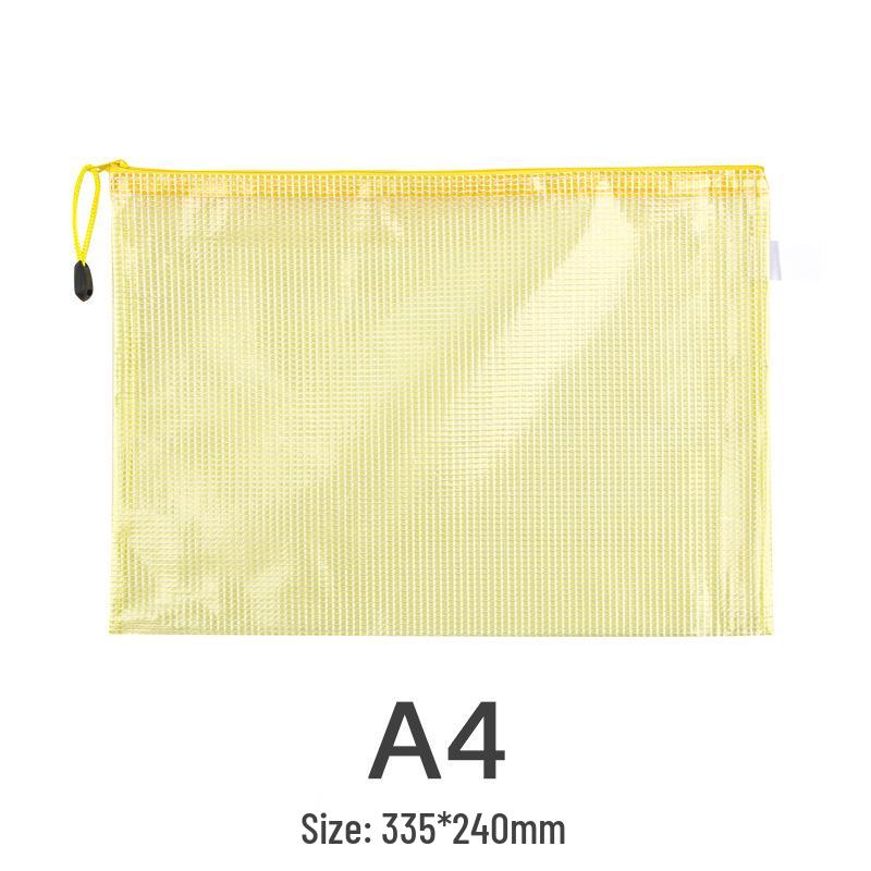 Farbige wasserdichte Mesh-Dokumententasche mit Reißverschluss