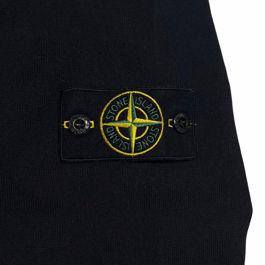 STONE ISLAND Lightweight Knit Black Men's Size XL Authentic Model 801553289