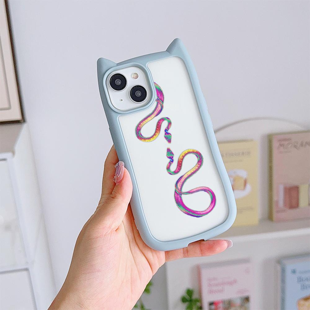 Мягкие чехлы для телефонов с кошачьими ушками для iPhone 16 15 13 12 11 Pro Max 14 Plus — фото 13