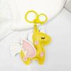 Stylish Flying Horse Motif Keychain Crafted Of Quality PU Leather Multi Functional Accessory For Men Women Gift