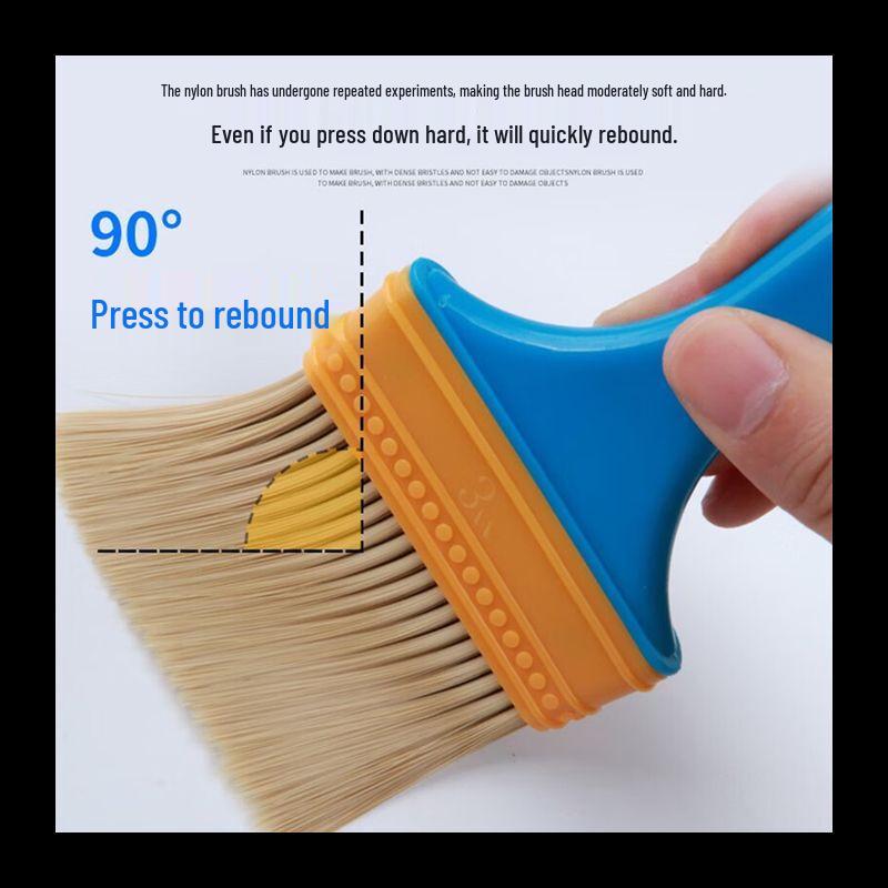 

NHZHIW 3-дюймовая кисть для масла с пластиковой ручкой