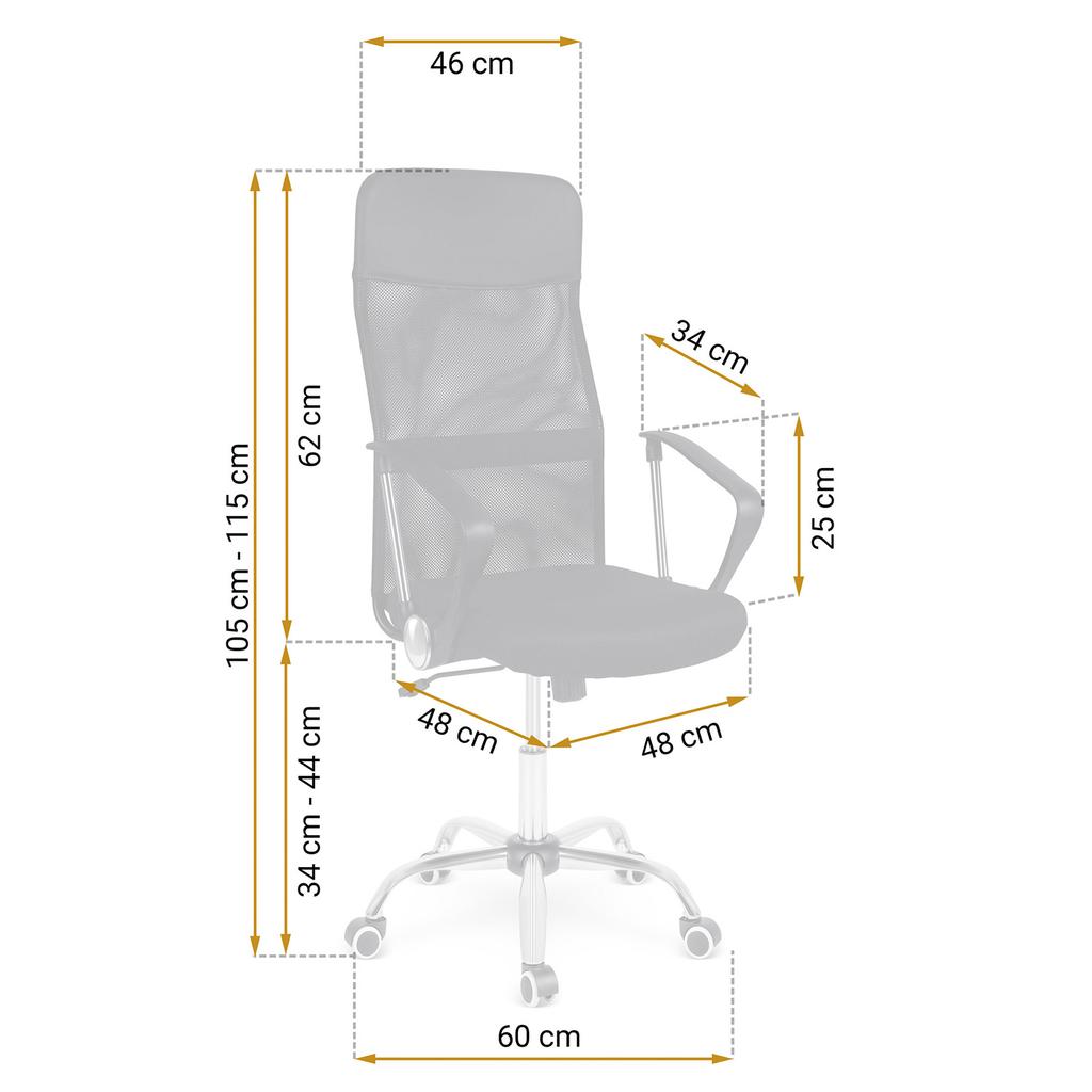 Sofotel Tamar Micro-Mesh Office Chair, Black