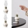 A Set Lamps Study Bedroom Ceramic Ghee Lamps Hand-Painted Flowers Night Lamp New Chinese Style Paraffin Lamps Vintage
