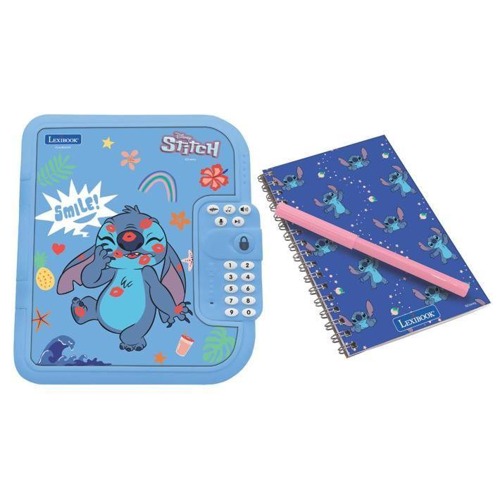 Journal Intime Électronique - Stitch - Coffre-fort - Mot De Passe 4 Chiffres - Enregistreur Vocal - Mixte