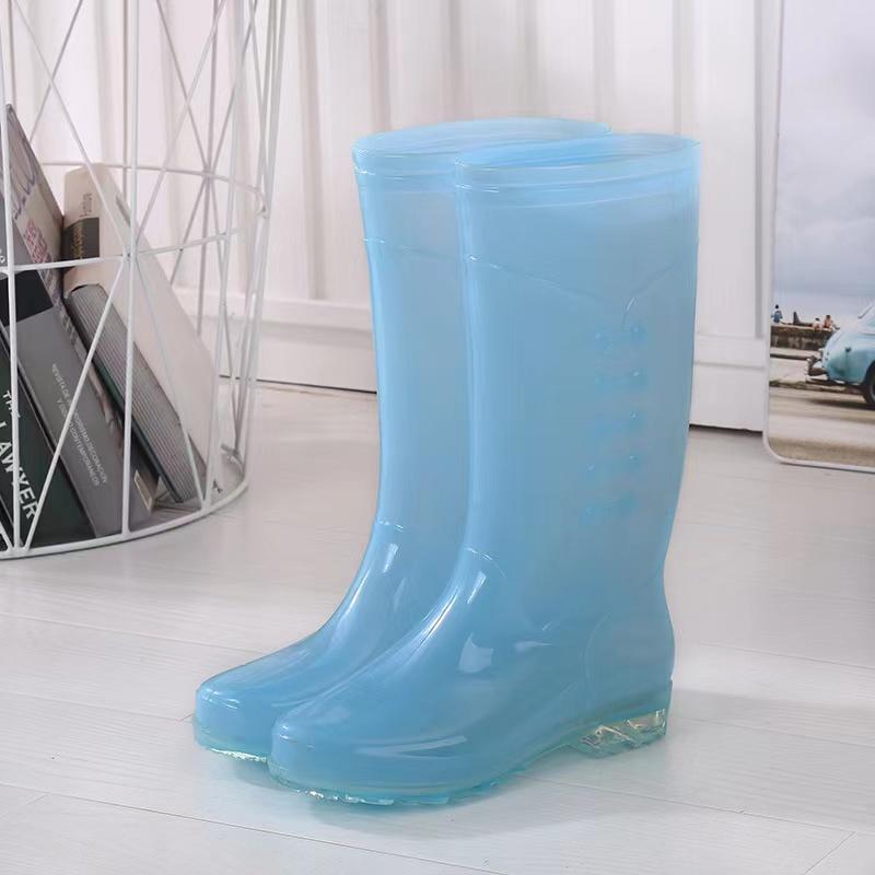 2025 Hot Fashion Women's Candy Color Work Rain Boots Waterproof, Non-slip, Wear Resistant Wellington Rain Boots Wholesale