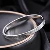 Starry Sky Women's Titanium Steel Bracelet - Non-Fading, Versatile, Full Diamond Stainless Steel, High-End Silver Fashion Accessory