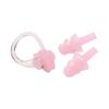 Swimming Nose Clip Earplug Set, Silicone Three-layer Waterproof Non-slip Nose Ears Protectors