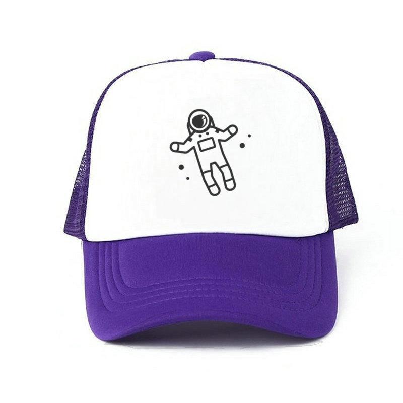 Casual Astronauts Snapback Hats Unisex Skull Spaceman Dad Hat Adjustable Spaceman Moon Landing Baseball Cap Hat YY431