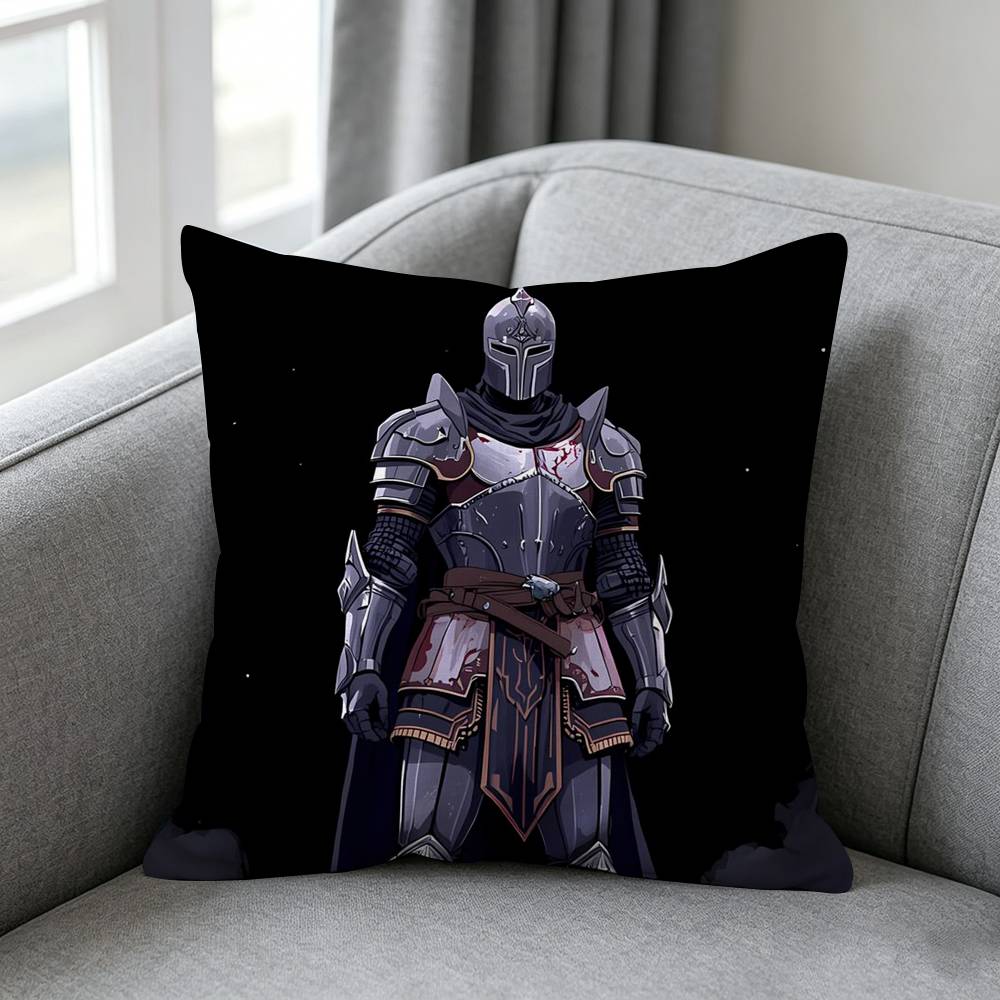 Darkk Souls   Pillow Cover Simple Solid Color Design Surprise For Multiple Bedroom Styles