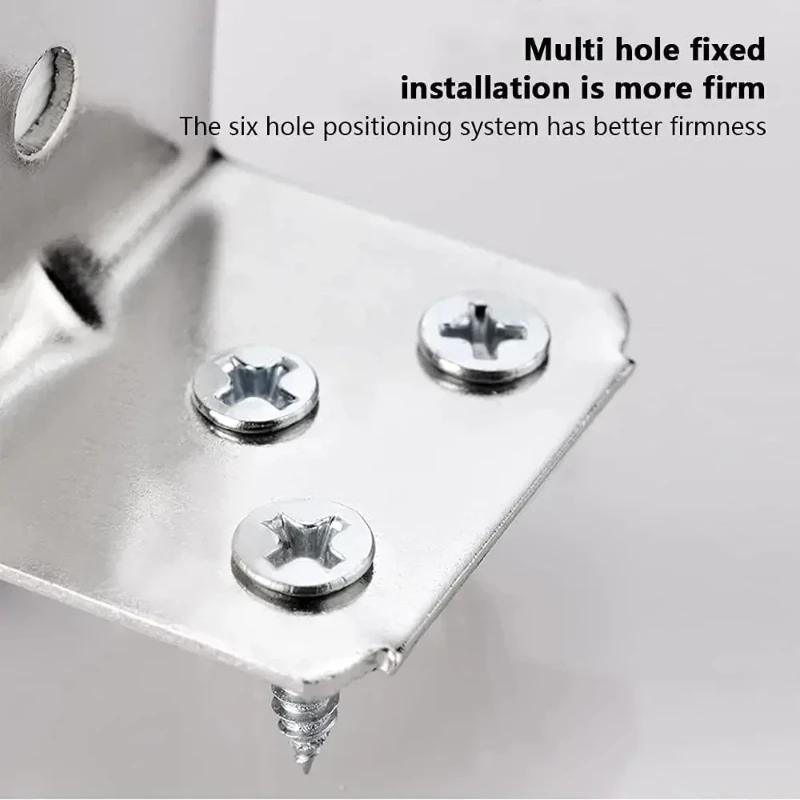 50pcs L-shaped bracket corner buckles for connecting corner buckles, used to reinforce furniture, cabinets, tables, chairs, etc