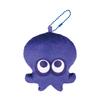 Sun Art Splatoon 3 Die-Cut Coin Case Octopus Blue SPT-942A-BLE, Character Mini Zipper Pouch for Coins and Small Items