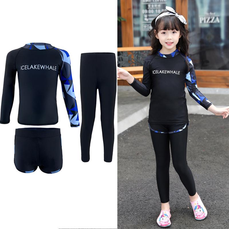 

Корейский солнцезащитный быстросохнущий гидрокостюм для пары: Мужская и женская одежда с длинным рукавом для снорклинга, серфинга и горячих источников 4XL