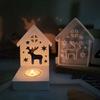 Elk House Candle Holder Silicone Mold Diy Window Houses Light Candle Holder Craft Gift Making Resin Gypsum Molds Home Decor