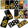 Cover for Xiaomi Redmi Note 14 12 13 ProPlus A4 A3 Pro Plus 12C 13C 14C 5G Casing Phone Case Sunflower Flower Painted Yellow