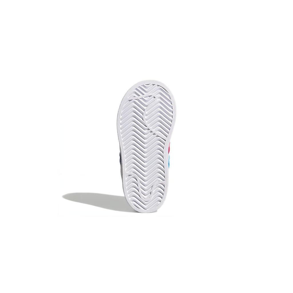 Adidas Originals SUPERSTAR Abrasion Resistant Low top Toddler Shoes White Infant And Toddler FW5240