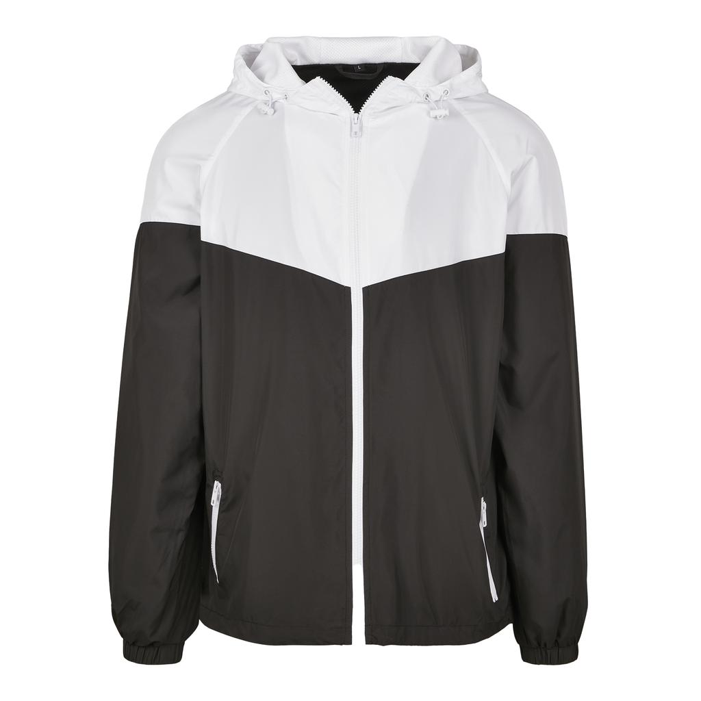 Build Your Brand Unisex Adult Two Tone Windrunner Jacket