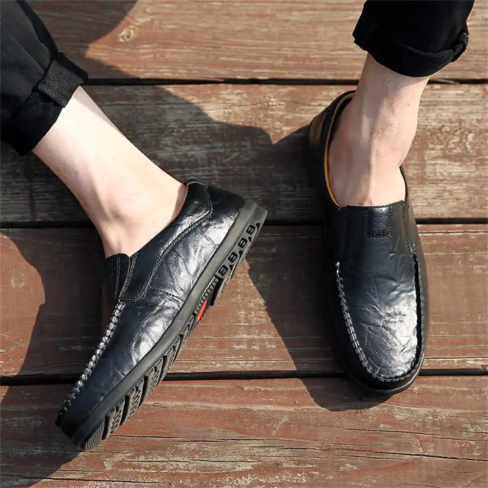 Modne lekkie buty bez sznurówek Retro płaskie męskie codzienne sneakersy botki sportowe stylowe nowa kolekcja buty unikalne opiekun