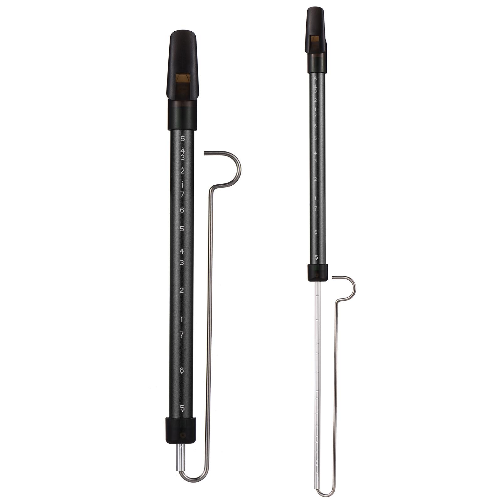 

Metal Slide Whistle Scale Sliding Flute with Steel Sliding Rod Musical Instrument Toy for Children Kazoo Flute for чёрный