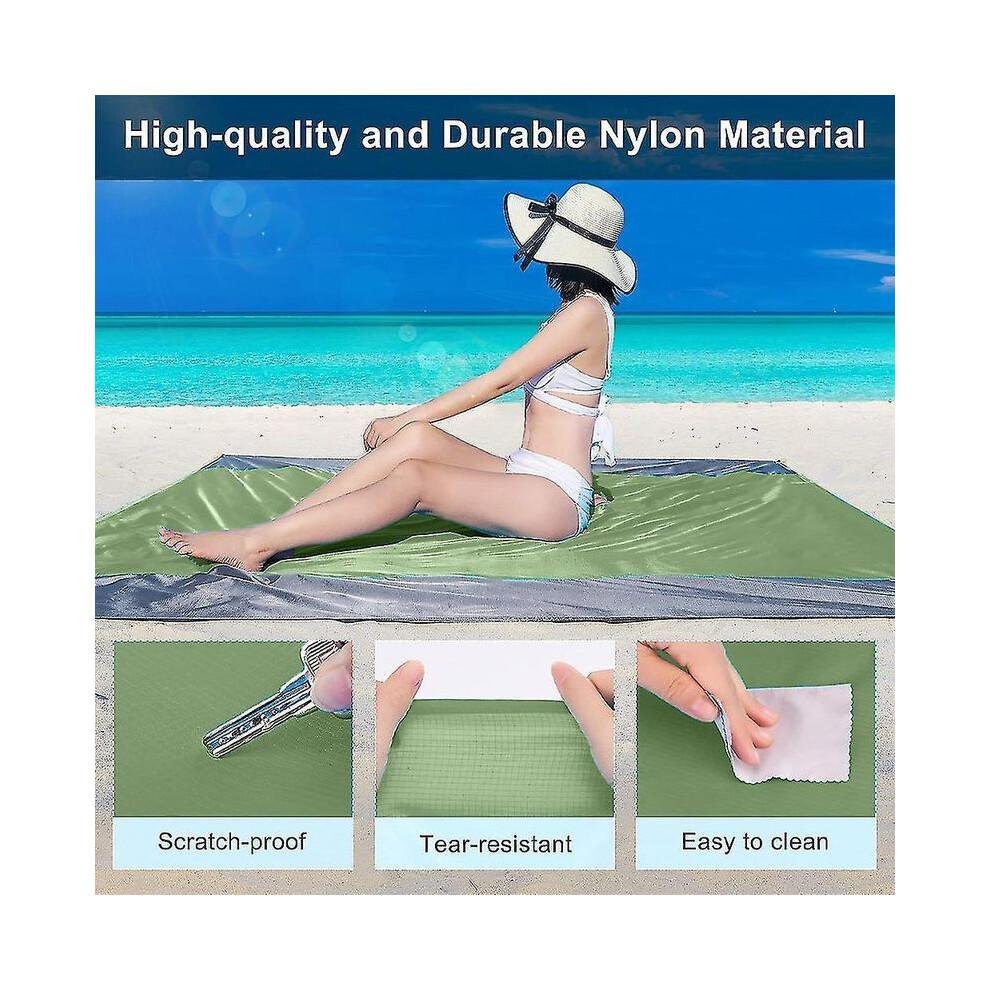 Sand-proof Beach Blanket, Picnic Blanket, Waterproof And Windproof, Lightweight And Quick-drying Beach Blanket