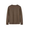 Jordan Comfortable Skin-Friendly Round Neck Pullover Long Sleeve Kids Tops Dark-Brown JD2442078GS-001