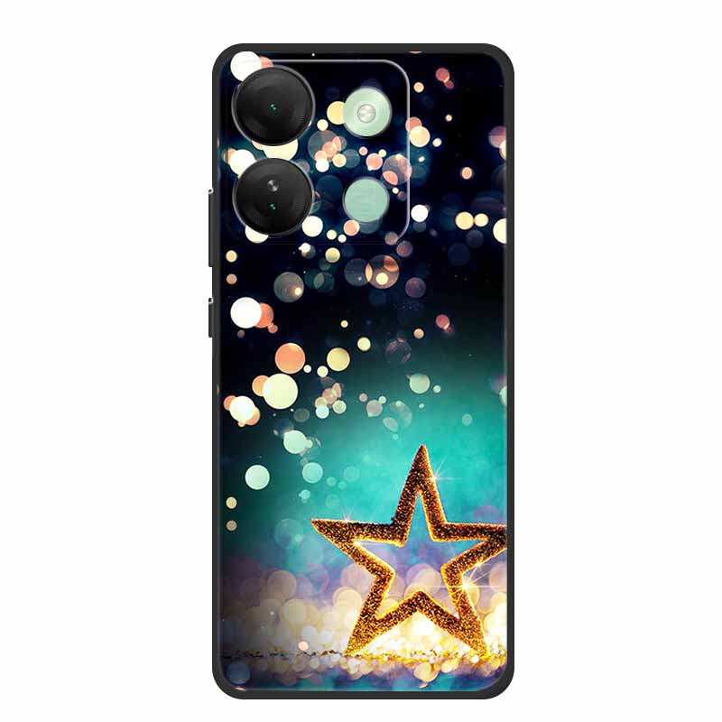 For Infinix Smart 7 HD Plus Case Black Silicone Soft Back Cover Case For Infinix Smart 7 Plus HD Phone Case Smart7 HD 7Plus Capa