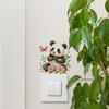 Cartoon Niedlicher Panda Schlafzimmer Wohnzimmer Schalter Heimhintergrund Verschönerung Wandaufkleber