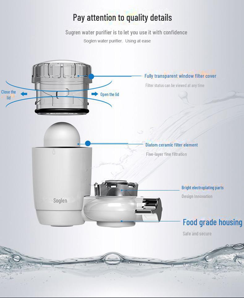 Çift Musluklu Su Arıtma Cihazı - Ön Filtre Elemanlı Mutfak Aleti