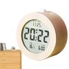 Nordic Style Multifunctional Electronic Clock Round/Square LCD Digital Table Clock  Bedroom