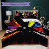 ULTRAKILL Pattern Bedding,Quilt Set Quilt Cover Pillowcase Home Birthday Gift(1 * Duvet Cover + 2 * Pillowcase, Without Core)_lx