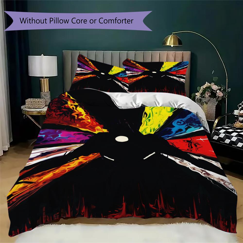 ULTRAKILL Pattern Bedding,Quilt Set Quilt Cover Pillowcase Home Birthday Gift(1 * Duvet Cover + 2 * Pillowcase, Without Core)_lx