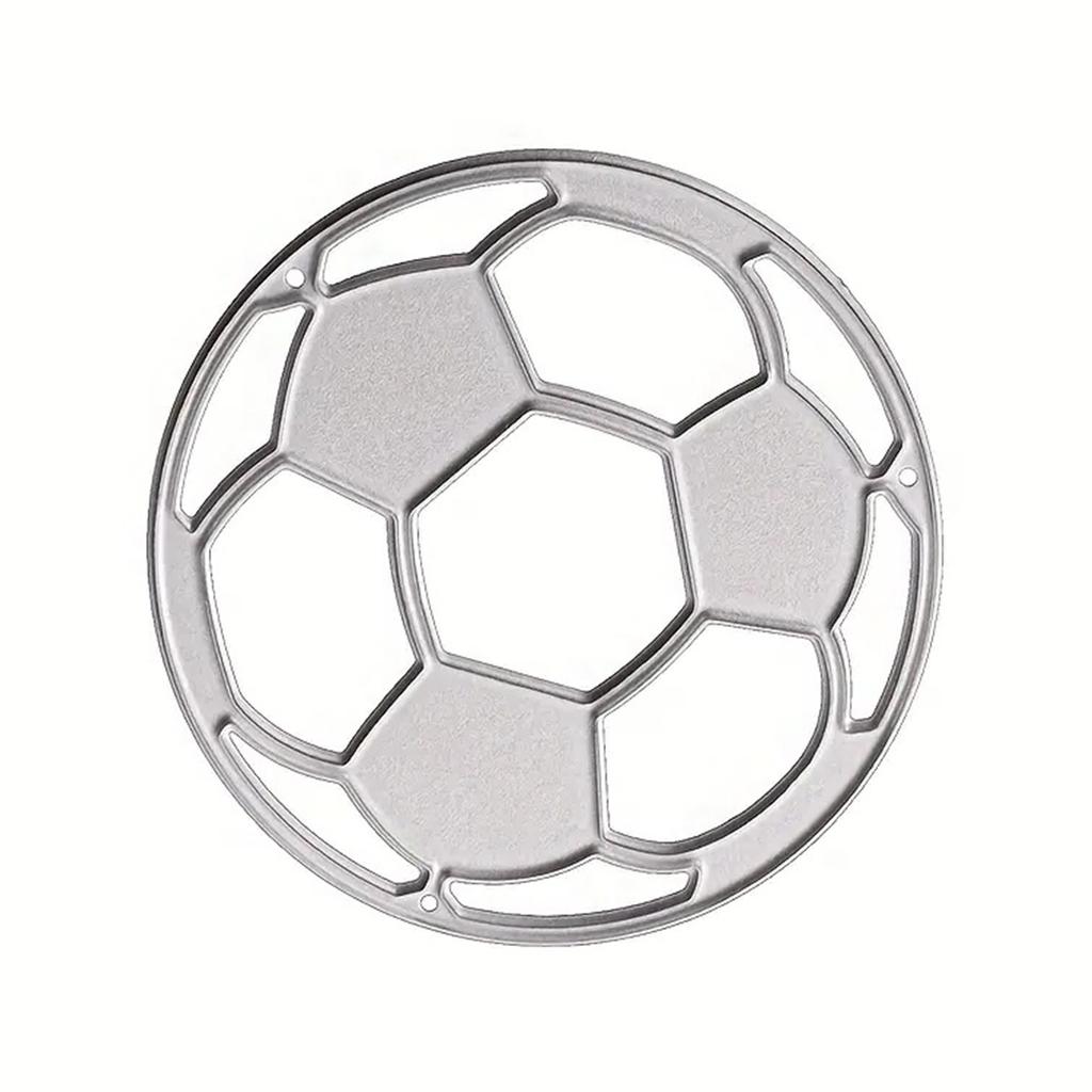 Soccer Shape Cutting Dies Carbon Steel Die Cut Scrapbooking Embossing Stencils for Scrapbooking Card Making Packaging