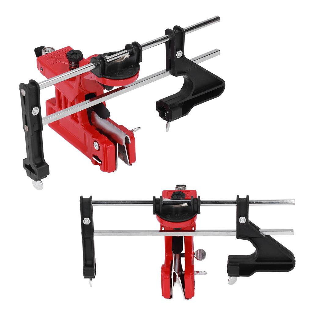 Řetězová bruska Brusný kámen Vodítko Nastavitelná Ocelová Červená Nerezová pro Domácnost