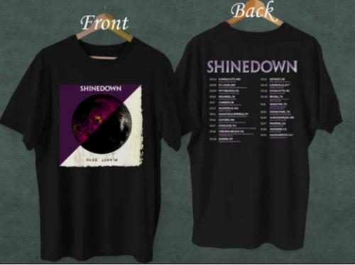 Shinedown Planet Zero Shirt Shinedown Tour Shirt Shinedown ConcerT-shirt S